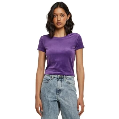 Abbildung von Urban Classics Tshirt basic, Damen, Größe: Medium, Realviolet