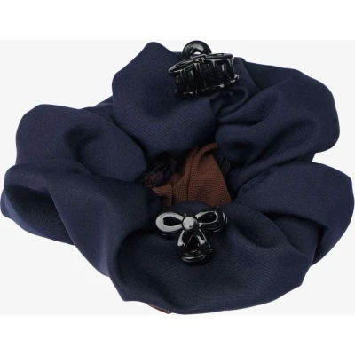 Abbildung von Haarnetz Scrunchie Navy/BraunVerkauft von Agradi