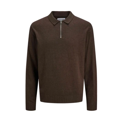 Abbildung von Jack &amp; Jones Jjeemil Strickpullover, Herren, Größe: Medium, Mulch