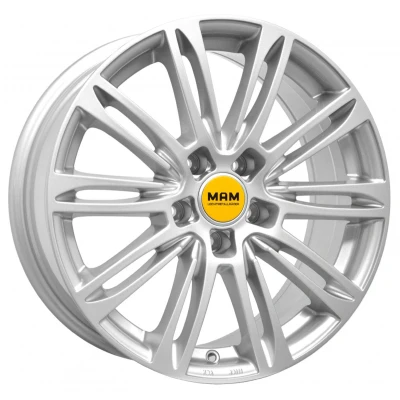 Abbildung von MAM WHEELS 5 loch 18Zoll 112mm Alufelge A4 SILVER PAINTED MAMA48018511235SL Felge Aluminium