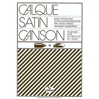 Abbildung von Canson 200757202 Hochtransparentes Zeichenpapier, A3, Mehrfarbig