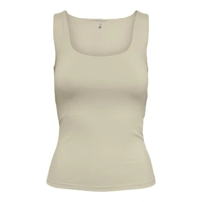 Abbildung von ONLY Damen ONLEA S/L 2 Ways FIT JRS NOOS Top, Humus, L