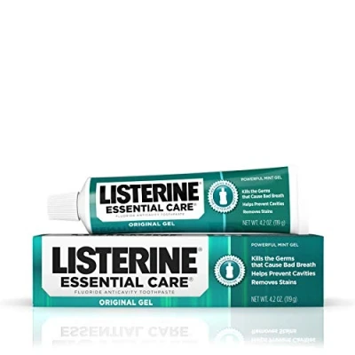 Abbildung von Listerine Essential Care Zahnpasta Leistungsstarkes Minzgel Anti Plaque, Gingivitis und Karies 125 ml