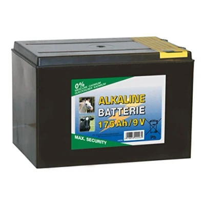 Abbildung von Kerbl 44226 ALKALINE Trockenbatterie Power Block, 9V, 175Ah, 185mm Länge, 130mm Breite, 160mm Hohe