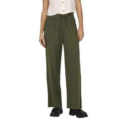 Abbildung von ONLY Onltizana Loose Pants Stoffhose, Damen, Größe: XL, Grape leaf