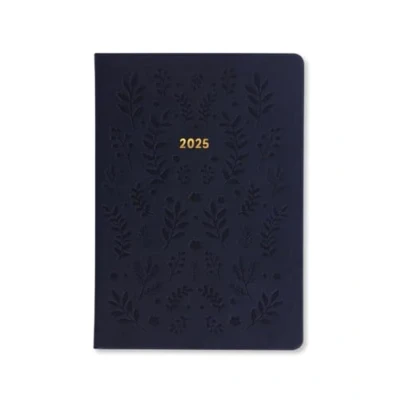 Abbildung von Letts of London Woodland Terminplaner 2025, A5, Wochenansicht, Marineblau
