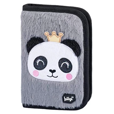 Abbildung von Baagl Federmäppchen für Mädchen Schüleretui, Federtasche, Federmappe Schreibwaren Etui, Federpenal, Schulmäppchen (Panda)