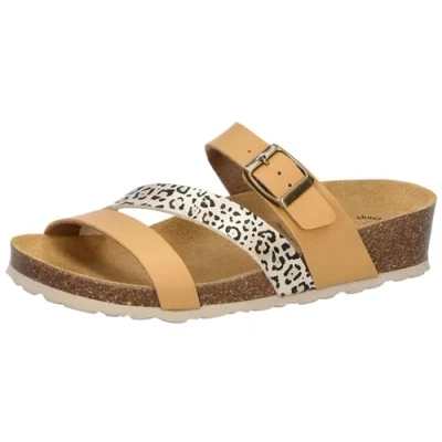 Abbildung von Lico Damen Natural Glitter Hausschuhe, beige, 38 EU