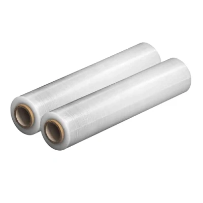 Abbildung von V1 TRADE Stretchfolie Transparent Strechfolienrolle 2 Wickelfolie Handstretchfolie 285m/50cm Verpackungsmaterial Verpackungsfolie auf Rolle Folie Für Möbel Folien Umzug Umzugsfolie
