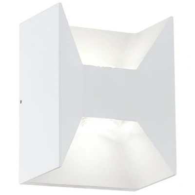 Abbildung von Eglo 93318 Aussen LED MORINO Up &amp; Downlight weiß, max. 2X2,5W