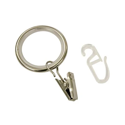 Abbildung von Gardinia 32071 Vorhangringe, 19 mm, Edelstahl optik