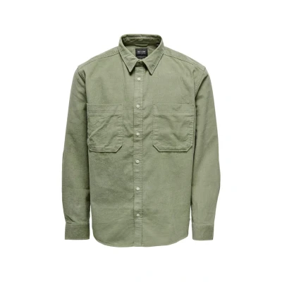 Abbildung von Only &amp; Sons Onsalp Hemd, Herren, Größe: XS, Seagrass