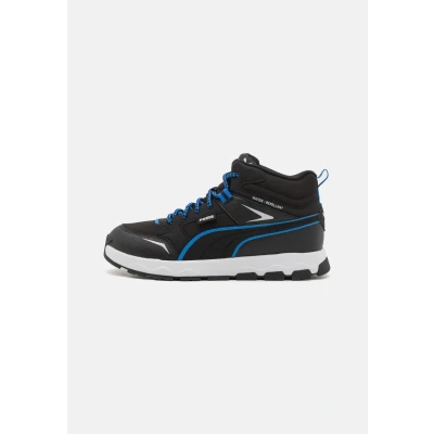 Abbildung von Puma Evolve Trail Sneaker high blackhyperlink blue für Kinder, Größe: 35.5, Black hyperlink Schuhe