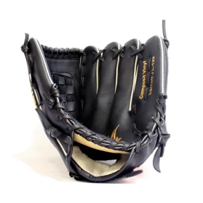 Abbildung von JL 120 RH schwarz Baseball Handschuh, Polyurethan, Infield/Outfield, Grösse 12 (für Linkshänder, Wird an der rechten Hand getragen)