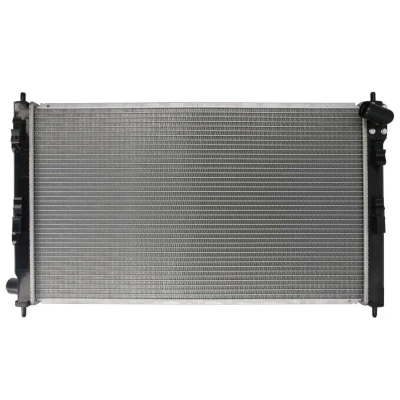 Abbildung von NRF 53906 Kühler, Motorkühlung Aluminium 700 402 16 Kühlrippen gelötet MITSUBISHI: Outlander 2 SUV, Lancer 8 Limousine, ASX Off Road