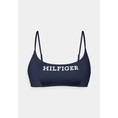 Abbildung von Tommy Hilfiger Monotype Bralette Bustier, Damen, Größe: XS, Desert sky