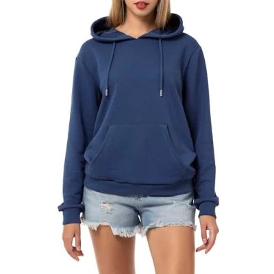 Abbildung von Redbridge Damen Hoodie Bequemer Kapuzenpullover mit Kängurutasche Lässiger Sweatshirt Look für Alltag und Freizeit Indigo XXL