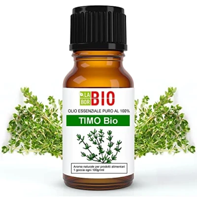Abbildung von ThymianÖl Thymol Bio Ätherisches Öl 100% Reines 5 ml Aromatherapie Kosmetik Therapeutische Laborbio