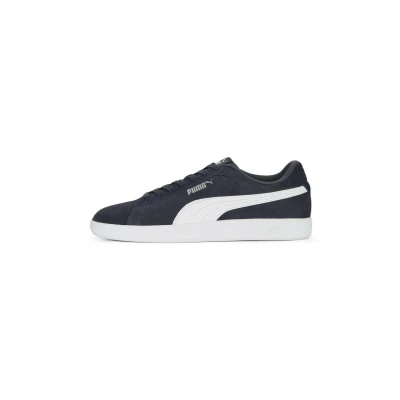 Abbildung von Puma Smash 3.0 Unisex Sneaker low Parisian night white silver, Größe: 44.5, silver Leder