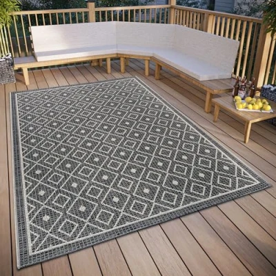 Abbildung von HANSE Home Teppich »Lahal«, rechteckig, 6 mm Höhe, strapazierfähig, pflegeleicht, robust, In und Outdoor, wetterfest