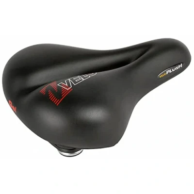 Abbildung von Velo Sattel Plush Gel Elasto, black, 254 x 200 mm