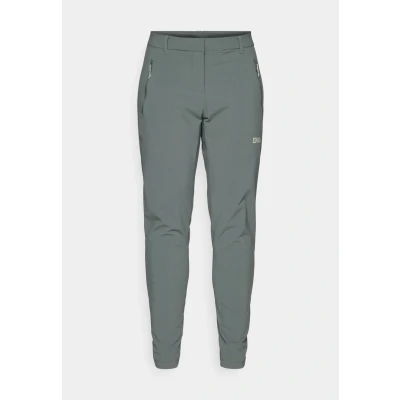 Abbildung von Jack Wolfskin Hikeout Pants Outdoorhose, Damen, Größe: 42, Slate green