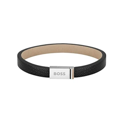 Abbildung von BOSS Armband, Herren, Größe: One Size, Silber