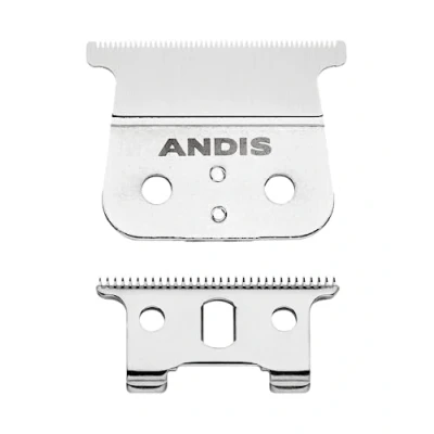 Abbildung von Andis 04521 Ersatz T Klinge aus Karbonstahl für Outliner Modelle GTO, GO, SL und SLS Trimmer enger scharfer Schnitt, lückenlose, zuverlässige langlebige Silber, Basic