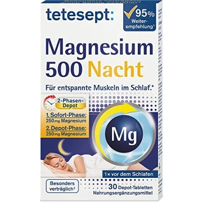 Abbildung von Tetesept Magnesium 500 Nacht Tabletten