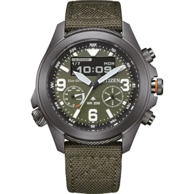 Abbildung von CITIZEN Promaster Herrenuhr Eco Drive Solar Analog/Digital mit Nylonband JV1005 02W