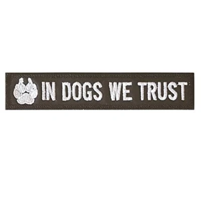 Abbildung von K 9 In Dogs We Trust Dog Handler Paw K9 Tactical Morale Army Gear Touch Fastener Patch