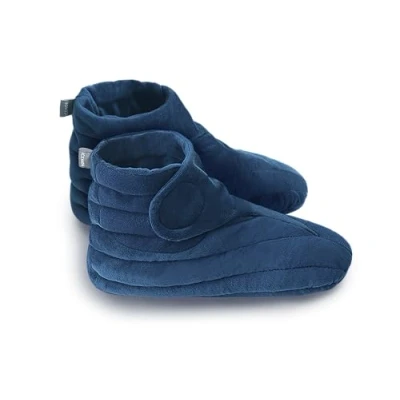 Abbildung von ICEHOF Wärmesocken für Mikrowelle Hausschuhe mit Lavendel Körnerkissen Schuhe Damen &amp; Herren Wärmeschuhe Hot Socks Körnersocken Fußwärmer Besonders kuscheliges Obermaterial
