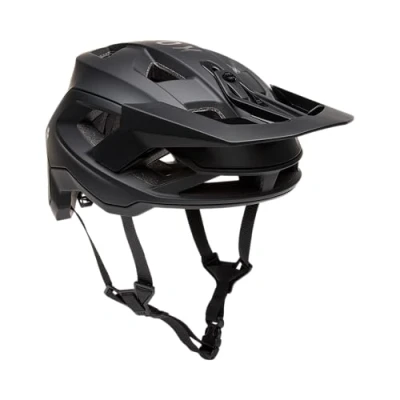 Abbildung von Fox Racing Speedframe Helmet Solid Unisex Fahrrad Helm, hervorragender Schutz, optimale Belüftung, Perfekter Sitz,Black,L