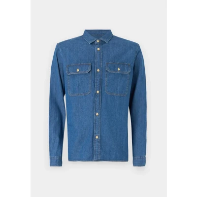 Abbildung von Jack &amp; Jones Jjetravis Hemd, Herren, Größe: XXL, Medium blue denim