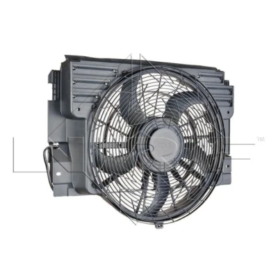 Abbildung von NRF 47218 Lüfter 438 12 400 mit Kühlerlüfterrahmen (Zarge), bürstenloser Motor BMW: X5 kfzteile, mister auto, atp autoteile, kfzteile24