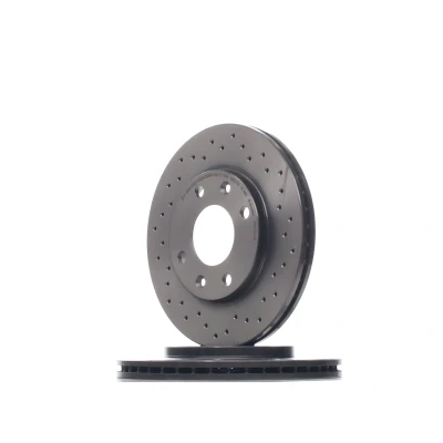 Abbildung von BREMBO XTRA LINE 09.5196.1X Bremsscheibe 247 20,4 4 gelocht/innenbel. beschichtet mit Schrauben PEUGEOT: 206 Hatchback, 206+ Hatchback