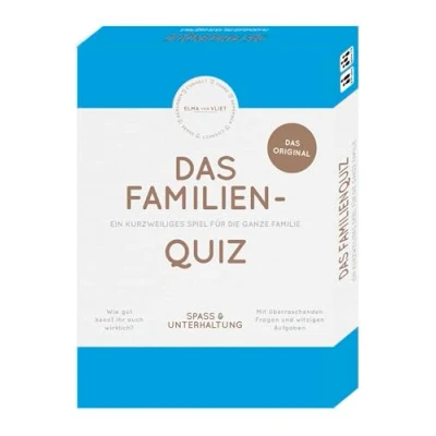Abbildung von Erzähl mal! Das Familienquiz: Original. Fragespiel für die ganze Familie, 3 8 Spieler Unterhaltsames Quizspiel Familienfeiern (Elma van Vliet Quizze &amp; Fragespiele)