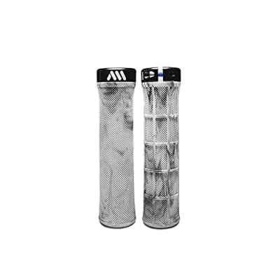 Abbildung von All Mountain Style Fahrradgriffe Berm Grip Model Fahrradlenkergriffe Lenker Handgriffe MTB 135 mm 100 g Feste und leichte Befestigung der Griffe am Fahrradlenker Ideales Zubehör