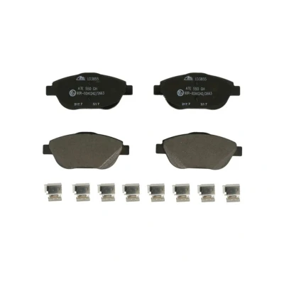 Abbildung von ATE Ceramic 13.0470 3855.2 Bremsbelagsatz CITROËN: C3 II, Picasso, III, PEUGEOT: 2008 Estate, 208 II Hatchback, OPEL: Crossland X