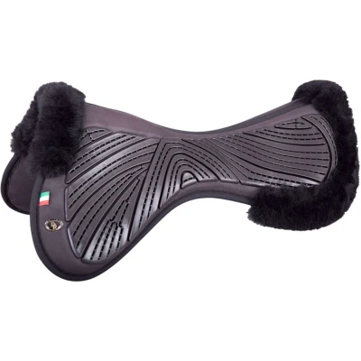 Abbildung von BR Sattelunterlage Memory Foam &amp; Gel Sheepskin Schwarz L
