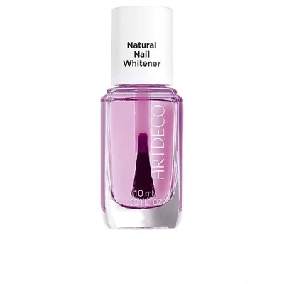 Abbildung von Artdeco Natural Nail Whitener, optisch aufhellender Pflegelack für verfärbte Nägel, rosa