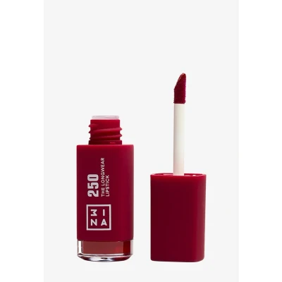 Abbildung von 3ina THE Longwear Lipstick Flüssiger Lippenstift, Größe: 6 ml, 250 dark red