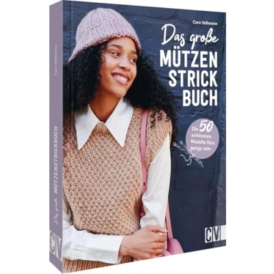 Abbildung von das große Mützen Strickbuch: Die 50 schönsten Modelle für ganze Jahr. Beanies, Fischermütze u.v.m. selber stricken. Strickanleitungen Anfänger und Fortgeschrittene.
