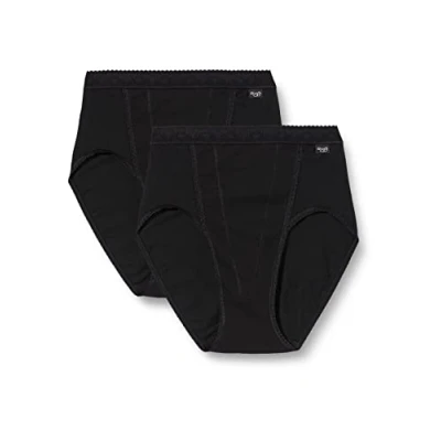 Abbildung von Sloggi Damen Control Tai 2p Slip, Schwarz, 50 EU