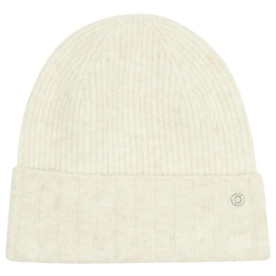 Abbildung von s.Oliver Damen 2157272 Strickbeanie aus Wollmix mit Logo Detail, 81W9, One Size