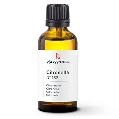 Abbildung von Naissance Citronella Ätherisches Öl (Nr. 182) 50ml 100% Naturreines Citronellaöl für Naturkosmetik, Aromatherapie, Duftlampe Duftöl Aroma Diffuser