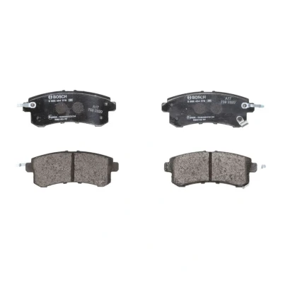 Abbildung von BOSCH 0 986 494 778 Bremsbelagsatz Low Metallic mit akustischer Verschleißwarnung