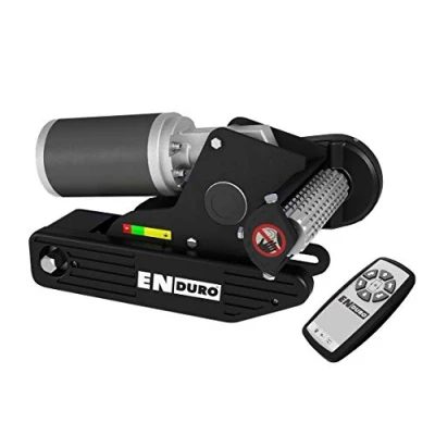 Abbildung von ENDURO 11825 Caravan Rangierhilfe Wohnwagen EM203, halbautomatisch, mit Kettengetriebe, Black