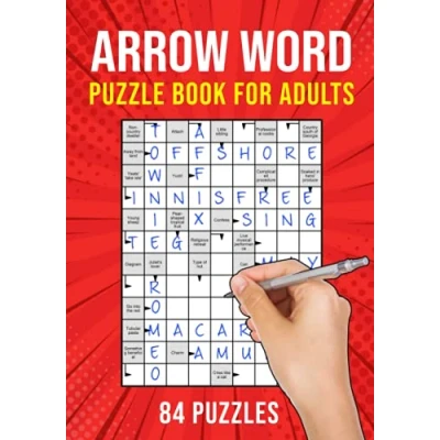 Abbildung von Arrow Words Puzzle Book for Adults: Arrowwords Crossword Activity 84 Puzzles UK