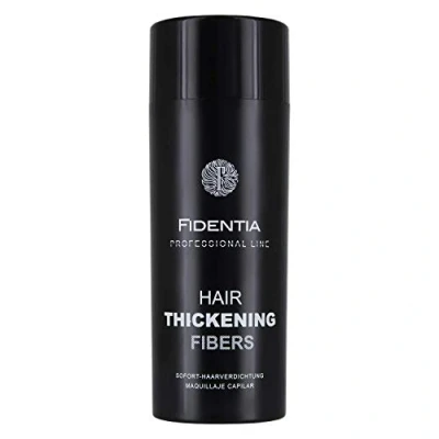 Abbildung von Fidentia Premium Schütthaar zur Haarverdichtung &amp; Ansatzkaschierung 28g Haarpuder Streuhaar 100% natürlich vegan aus Baumwolle Schwarz